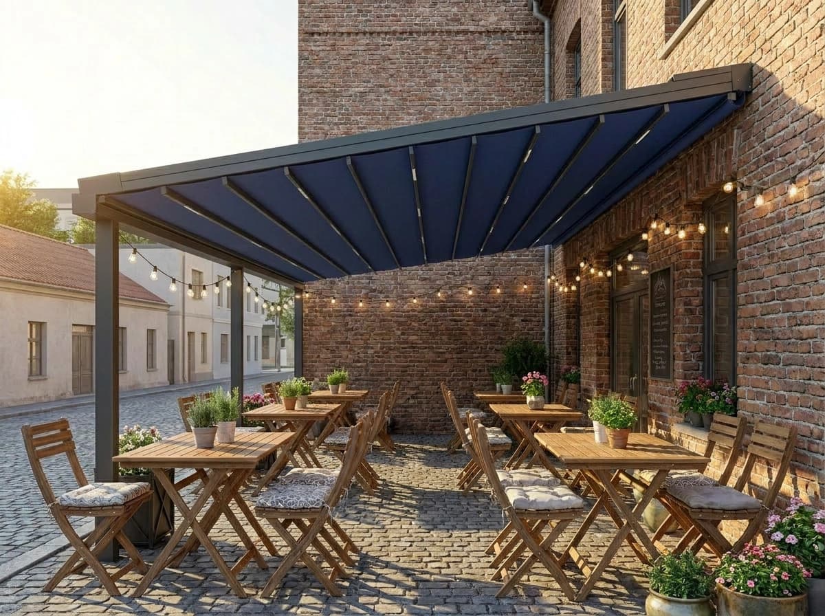 Narlıdere Otomatik Pergola uygulaması